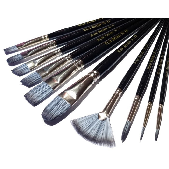 Silverstone synthetic brush set - 10 brushes