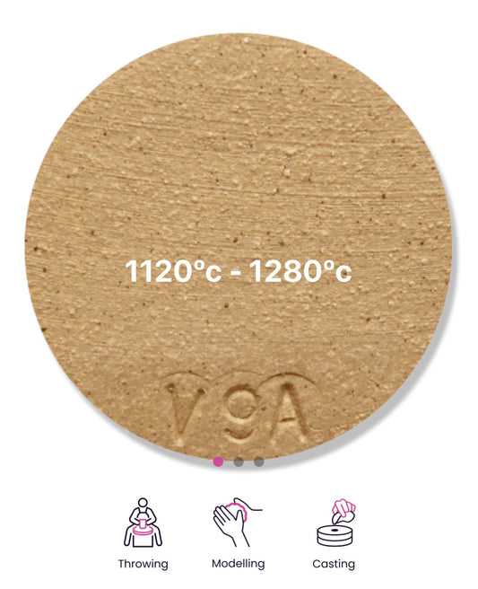 Buff Stoneware Clay V9A - 1120-1280c