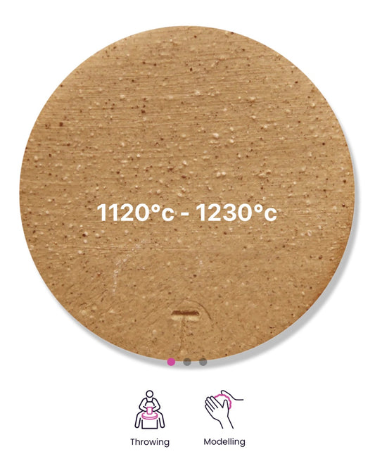 Toasted Stoneware Clay - 1120-1230c